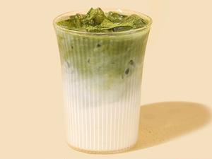 キツネの抹茶ミルク(アイス) Matcha milk