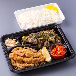 せせり唐揚げ×鶏の炭火焼弁当 Fried Chicken Neck x Chicken Charcoal Grilled Bento Box
