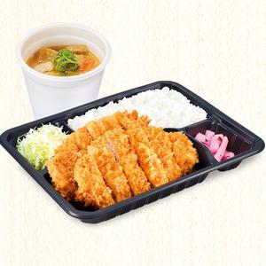 熟成ロースダブルかつ弁当　とん汁セット