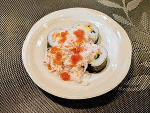 紅ずわい蟹のこぼれ寿司【お店と同価格】