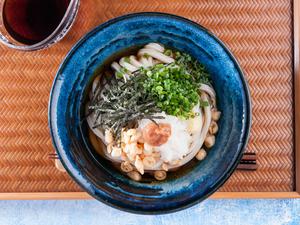 梅肉おろしぶっかけうどん
