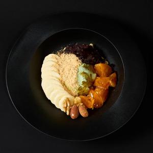 つぶあんときなこの宇治抹茶ボウル