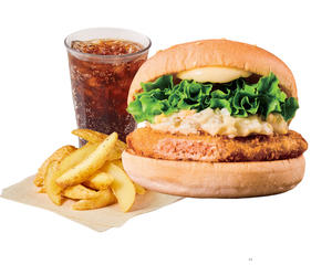 [セット]サーモンバーガー