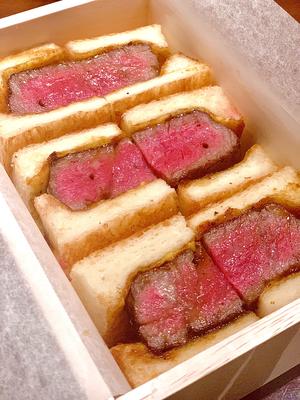 シェフ鵜飼お薦め！絶品シャトーブリアン・ステーキサンド