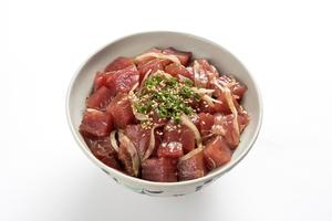 まぐろわさび漬け丼