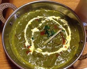ほうれん草マッシュルームカレー/Sag Mushroom Curry