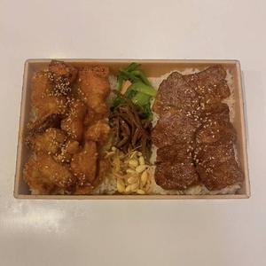 豚バラとカルビの二色重