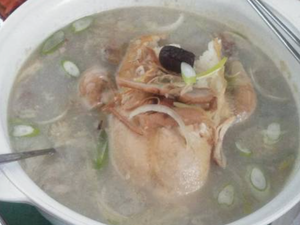 手作りサムゲタン(半分)