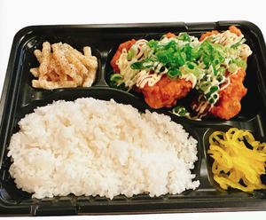 ネギマヨポン酢唐揚げ弁当