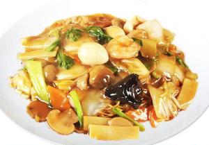 五目あんかけ焼きそば
