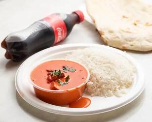 1カレーナンorライス ドリンク付き1Curry Nan or rice set with drink