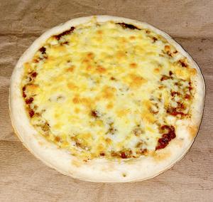 【期間限定割引】3種のたっぷりチーズの焼キーマカレーピザ