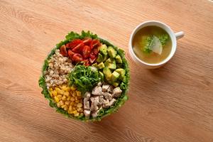 【高タンパク】メキシカンサラダボウル＆ヘルシー野菜スープセット