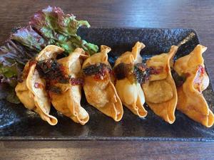 ニラタレ揚げ餃子