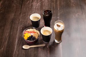アサイーボウルドリンクセット(コーヒーorカフェオレ)