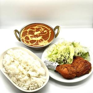 タンドリーキチンセット(サラダ付き)Tandoori Chicken Set With salad