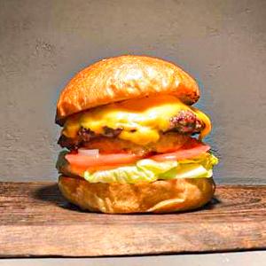 パイナップルチーズバーガー Pineapple cheese Burger