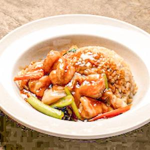 エビウマにかけ炒飯