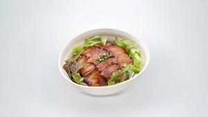 タレサムギョプサル丼Soy sauce poek belly rice bowl
