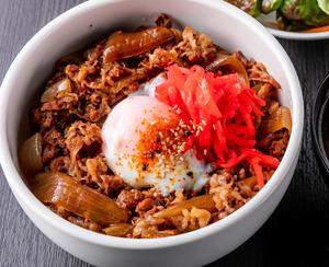 薄切りカルビ牛丼