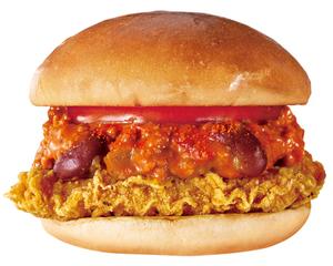 ウェンディーズホットチリスパイシーチキンフィレバーガー