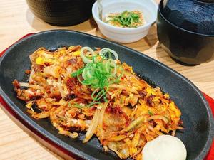 キムチバラとじ定食