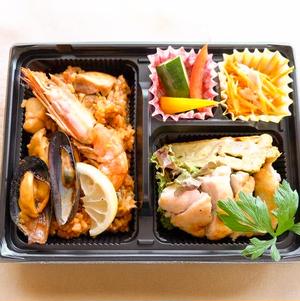 自家製パエリア弁当