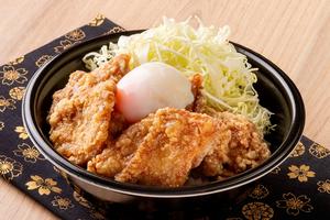 とろ温玉鶏の唐揚げ丼(6個)