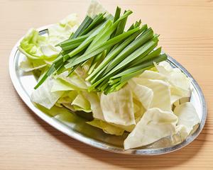 追加野菜盛り(キャベツ150gにら25g)