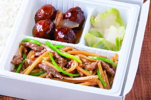 青椒肉絲弁当