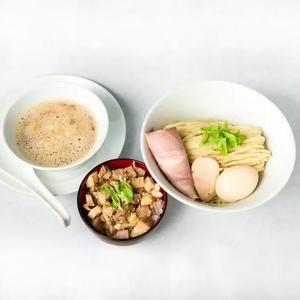 つけ麺『煮卵付き』+ミニ炙り丼セット