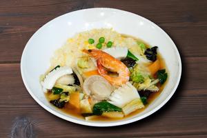 海鮮あんかけ炒飯