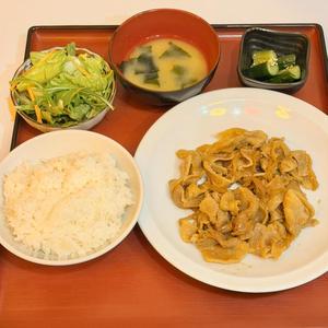 生姜焼き定食(ご飯大盛)