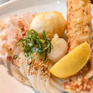 ちく玉天ぶっかけうどん