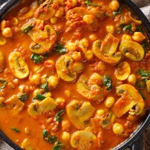 マッシュルームコーンカレー mushroom corn curry