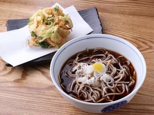 柿家すし 【温】かき揚げ天そば