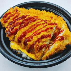ヤンニョム ダブルオムカツ丼