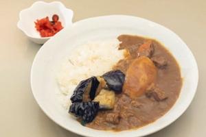 おうちの手作りビーフカレーMサイズ+茄子