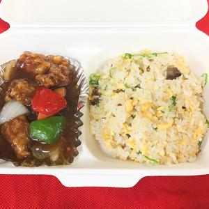 ヤキメシ＆酢豚セット(折箱付き)