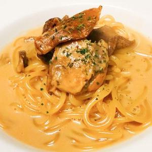 イタリア産ポルチーニクリームパスタ
