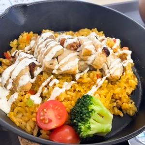 ディナードライカレー(タンドリーチキン添え)