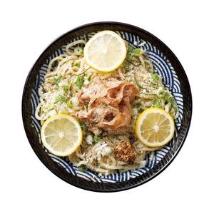 旨味塩と檸檬しゃぶしゃぶ 極み油ソバ 並盛(1玉)