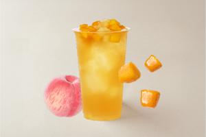 至福の贅沢「恋するクレープ」 【完熟果実】マンゴー＆ピーチのトロピカルティー Mango ＆ Peach Tropical Tea