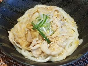 究極の塩だし 冷豚うどん