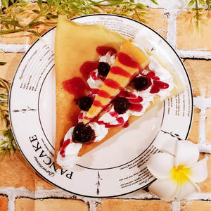 チーズケーキブルーベリークレープ