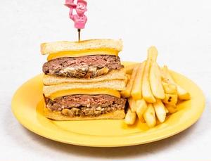 パティメルトサンド Patty Melt Sandwich
