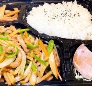 青椒肉弁当