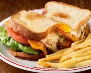 GRILLED HAM EGG CHEESE SANDWICh