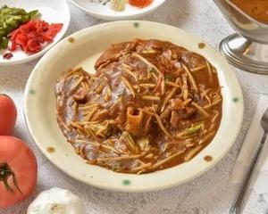 小皿カレー肉野菜炒め