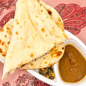 マトンカレー＆ナン/Mutton Curry ＆ Naan